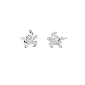 ❤️ SAVE THE TURTLES STERLING SILVER STUDS